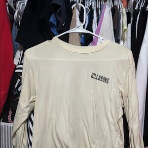 Billabong Cream Long Sleeve Top